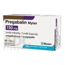 Прегабалин (Pregabalin) Mylan 150 мг, 56 капсул