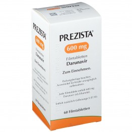 Презиста (Prezista) 600 мг, 60 таблеток