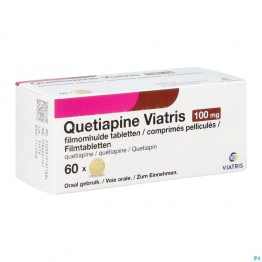 Кветиапин (Quetiapine) Viatris 100 мг, 60 таблеток