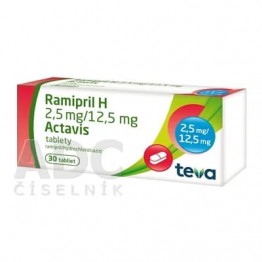 Рамиприл Комби (Ramipril H) 2.5 мг/12.5 мг, 30 таблеток