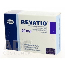 Ревацио (Revatio) 20 мг, 90 таблеток