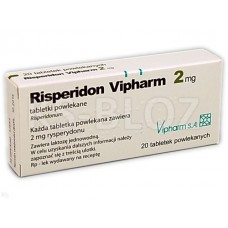 Рисперидон (Risperidon) Vipharm 2 мг, 20 таблеток