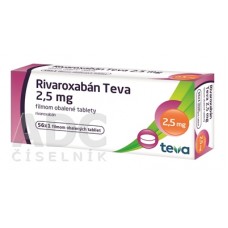 Ривароксабан (Rivaroxaban) Teva 2.5 мг, 56 таблеток