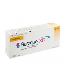 Сероквель Пролонг (Seroquel XR) 50 мг, 30 таблеток