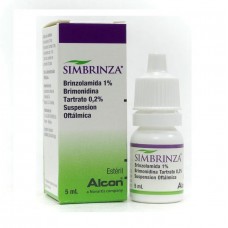 Симбринза (Simbrinza) капли 10 мг/мл + 2 мг/мл, 5 мл