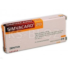 Симвакард (Simvacard) 20 мг, 28 таблеток