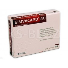 Симвакард (Simvacard) 40 мг, 28 таблеток
