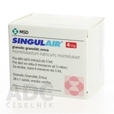 Сингуляр (Singulair) гранулы 4 мг, 28 саше