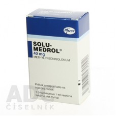 Солу-Медрол (Solu-Medrol) 40 мг/1 мл, 1 шт