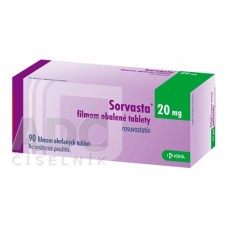 Сорваста (Sorvasta) 20 мг, 90 таблеток