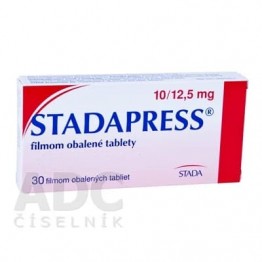 Стадапресс (Stadapress) 10 мг+12.5 мг, 30 таблеток