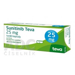 Сунитиниб (Sunitinib) Teva 25 мг, 30 капсул