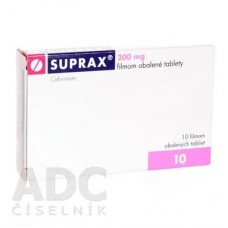 Супракс (Suprax) 200 мг, 10 таблеток