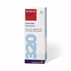 Симбикорт Турбухалер (Symbicort Turbuhaler) 320/9 мкг/доза, 60 доз