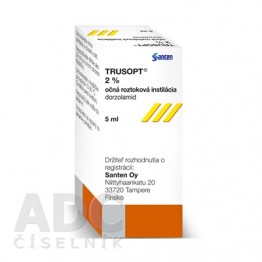 Трусопт (Trusopt) капли 2% 100 мг/5 мл, 1 флакон
