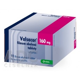 Вальсакор (Valsacor) 160 мг, 98 таблеток