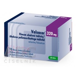 Вальсакор (Valsacor) 320 мг, 98 таблеток