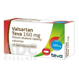 Валсартан (Valsartan) Тева 160 мг, 28 таблеток