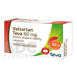 Валсартан (Valsartan) Тева 80 мг, 28 таблеток
