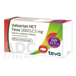 Валсартан (Valsartan) Тева HCT 160 мг/12.5 мг, 28 таблеток