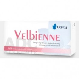Велбиенне (Velbienne) 1 мг+2 мг, 84 таблетки