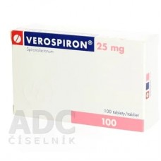 Верошпирон (Verospiron) 25 мг, 100 таблеток
