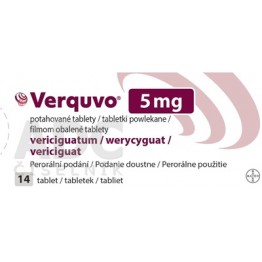 Веркуво (Verquvo) 5 мг, 14 таблеток