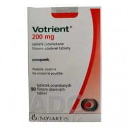 Вотриент (Votrient) 200 мг, 90 таблеток