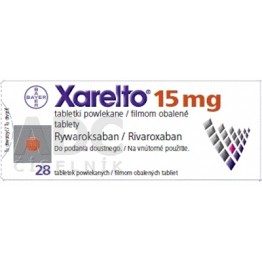 Ксарелто (Xarelto) 15 мг, 28 таблеток