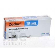 Зодак (Zodac) 10 мг, 30 таблеток